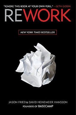 "Rework" book cover